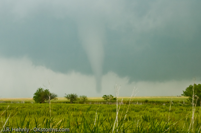 New tornado northeast of Hennessy, OK.