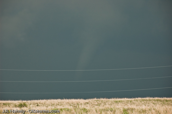 Another tornado forms to the right of the original.