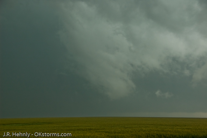 Non-rotating lowerings east of Greensburg.
