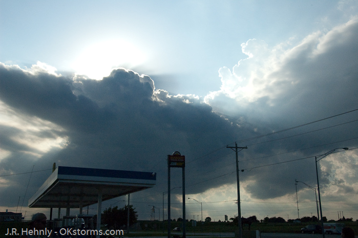 Convection finally begins to fire to our west and northeast.