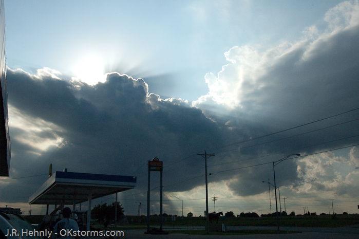 Convection finally begins to fire to our west and northeast.