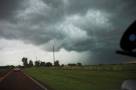 North of Perry, OK - More scary looking clouds.
