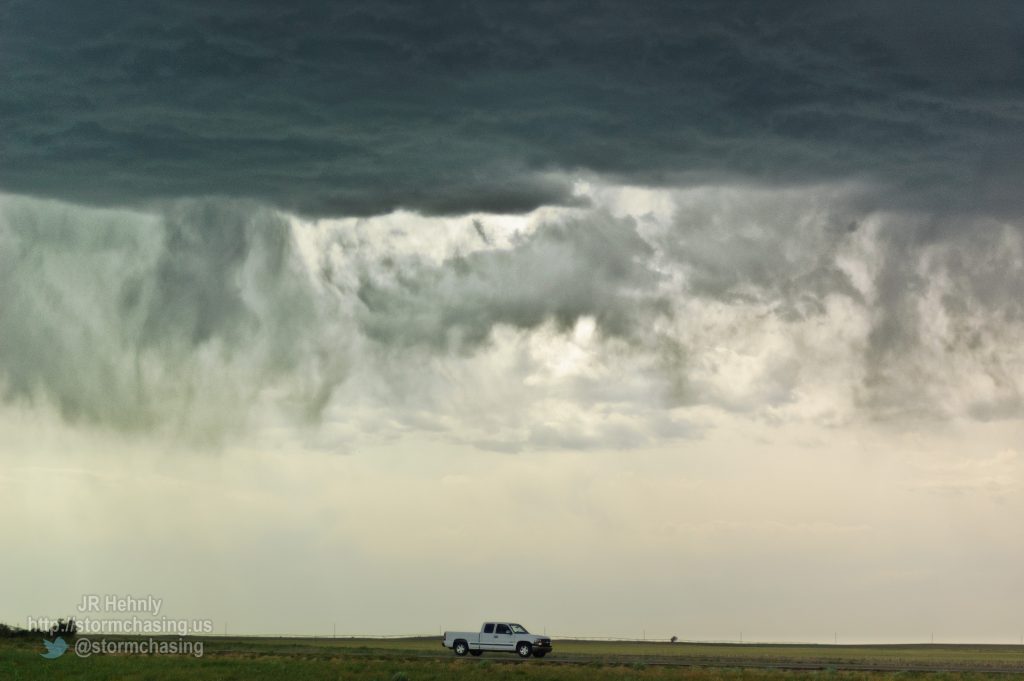 Storm developing to the west - 5/17/2012 4:58:29 PM - Hugoton, Kansas - USA - 