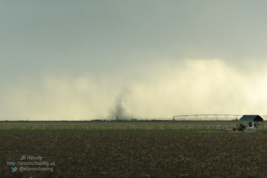 The storm produced multiple gustnadoes - 5/17/2012 6:12:05 PM - Copeland, Kansas - USA - 