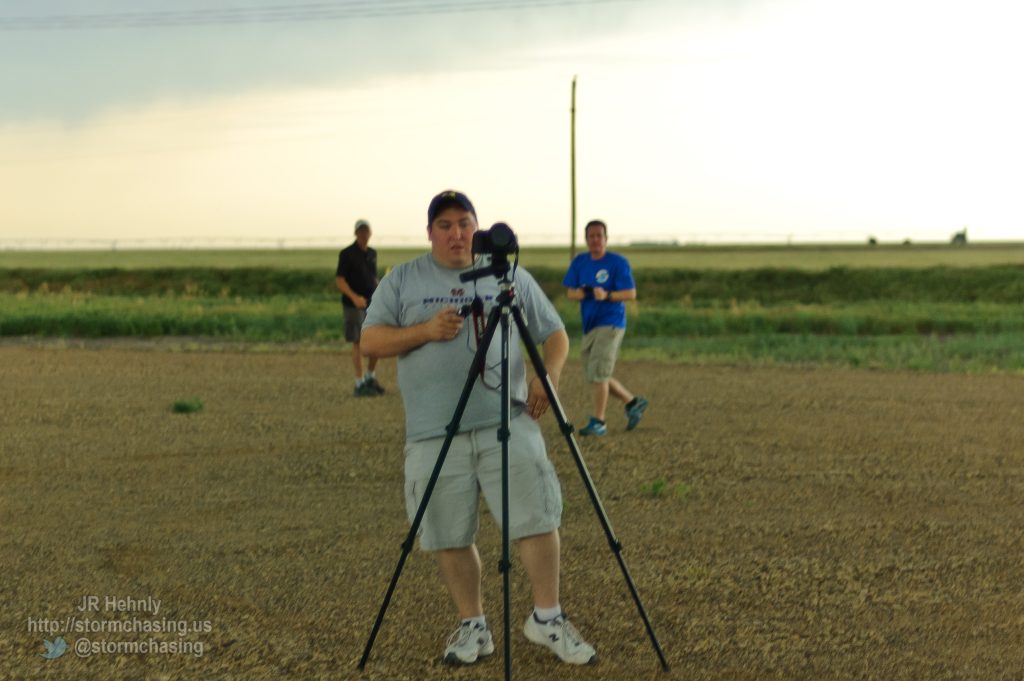 Ben tries to get some lightning pictures - 5/17/2012 6:50:29 PM - Plains, Kansas - USA - 