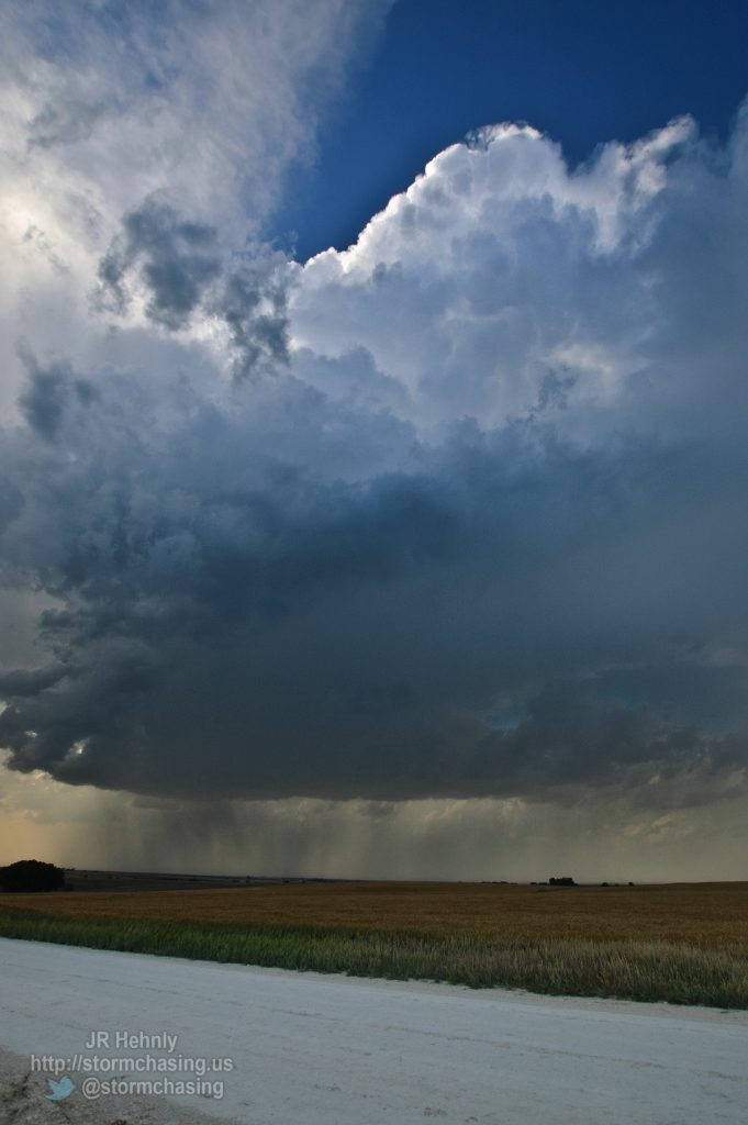 Targeting storm developing to my southwest - 5/27/2012 6:00:05 PM - Gaylord, Kansas - USA - 