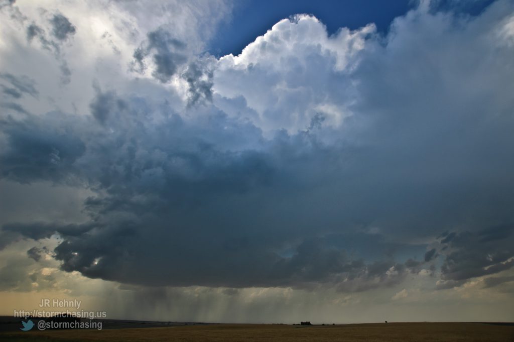 Targeting storm developing to my southwest - 5/27/2012 6:00:13 PM - Gaylord, Kansas - USA - 