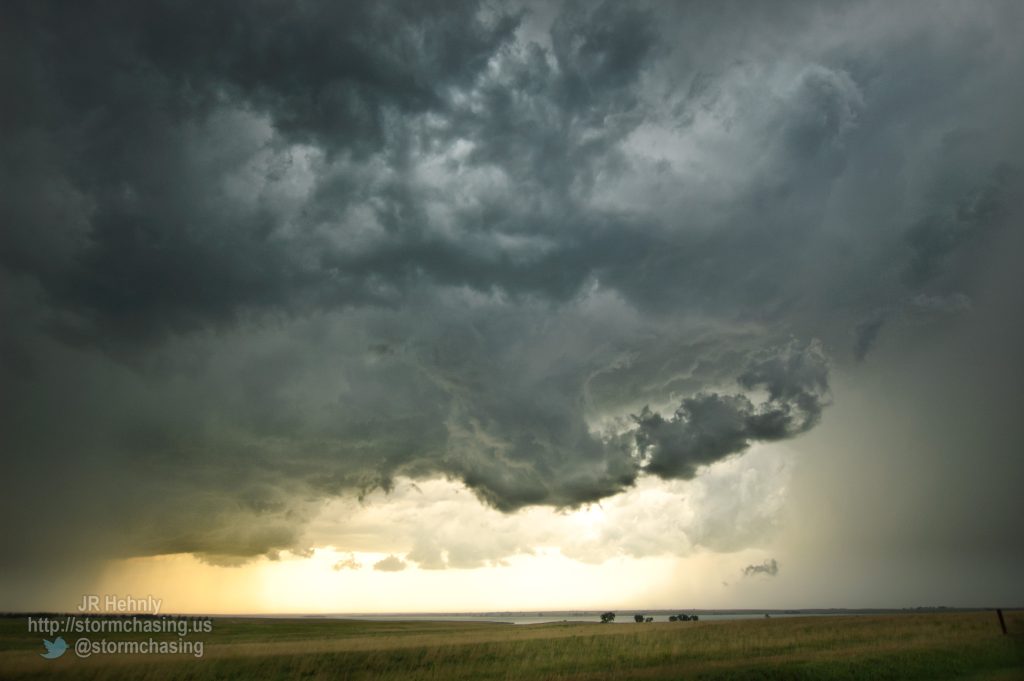 Wall cloud develops to my northwest - 5/27/2012 6:34:35 PM - Kirwin, Kansas - USA - 