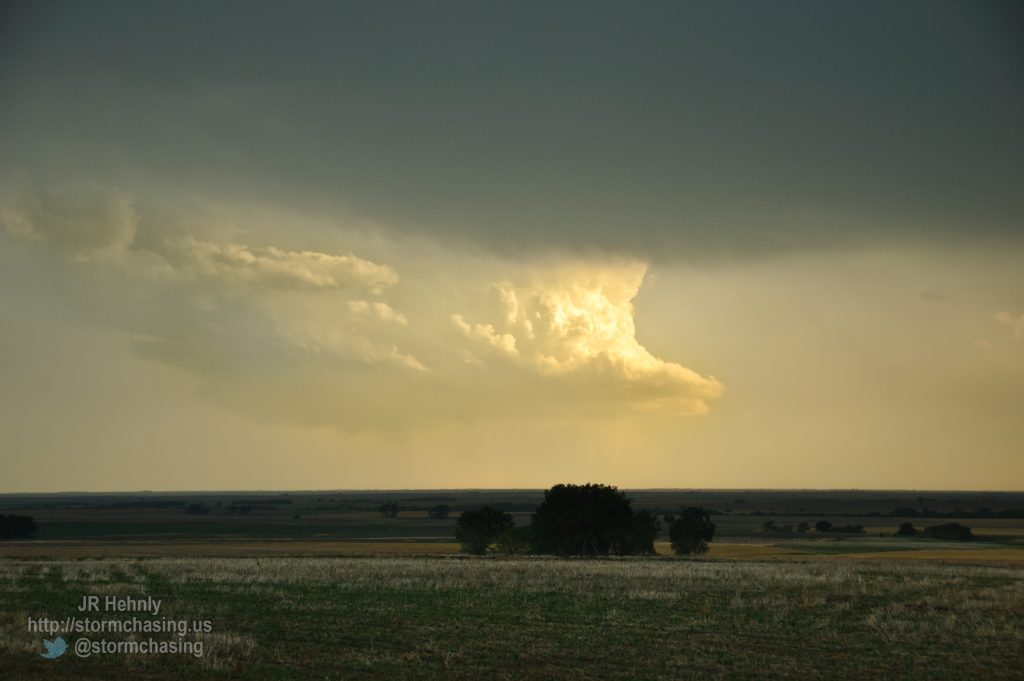 Storm to the southwest is getting closer - 5/27/2012 7:02:02 PM - Kensington, Kansas - USA - 