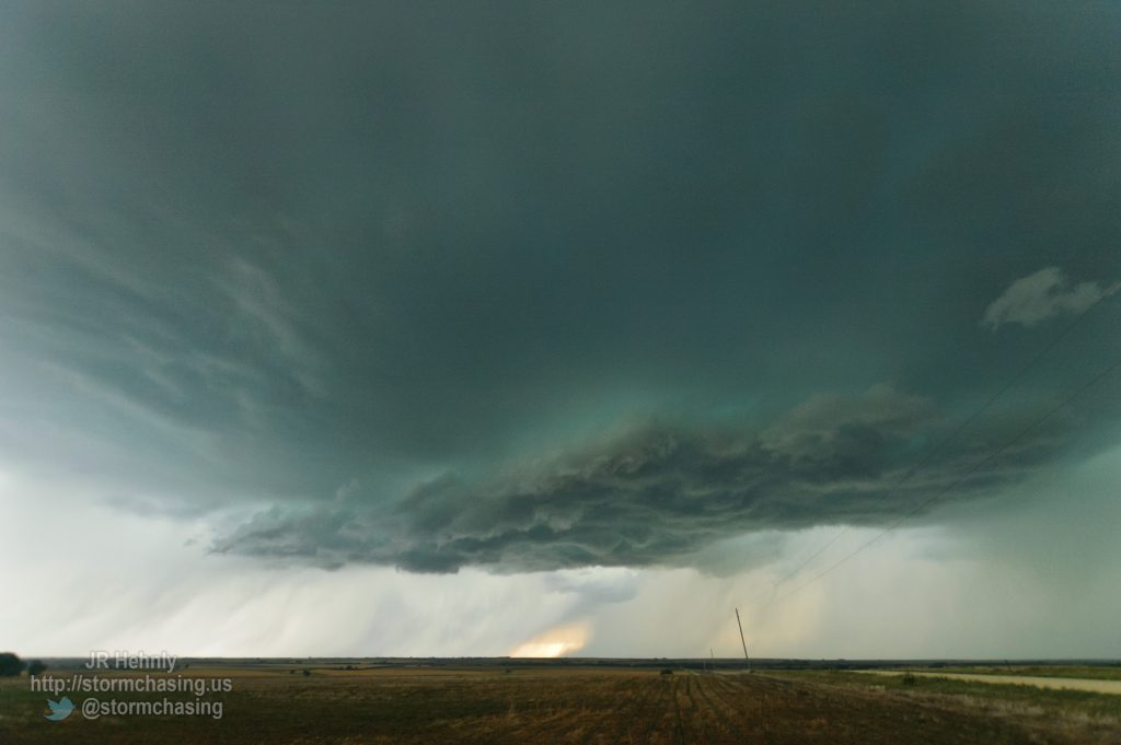 Ragged storm base to my southwest and west - 5/27/2012 7:30:09 PM - Kensington, Kansas - USA - 