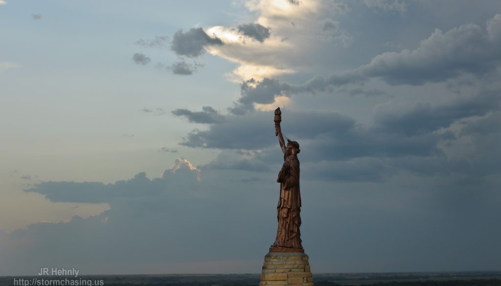 Who knew the Statue of Liberty was in rural Kansas! - 5/27/2012 8:04:45 PM - Harlan, Kansas - USA - 