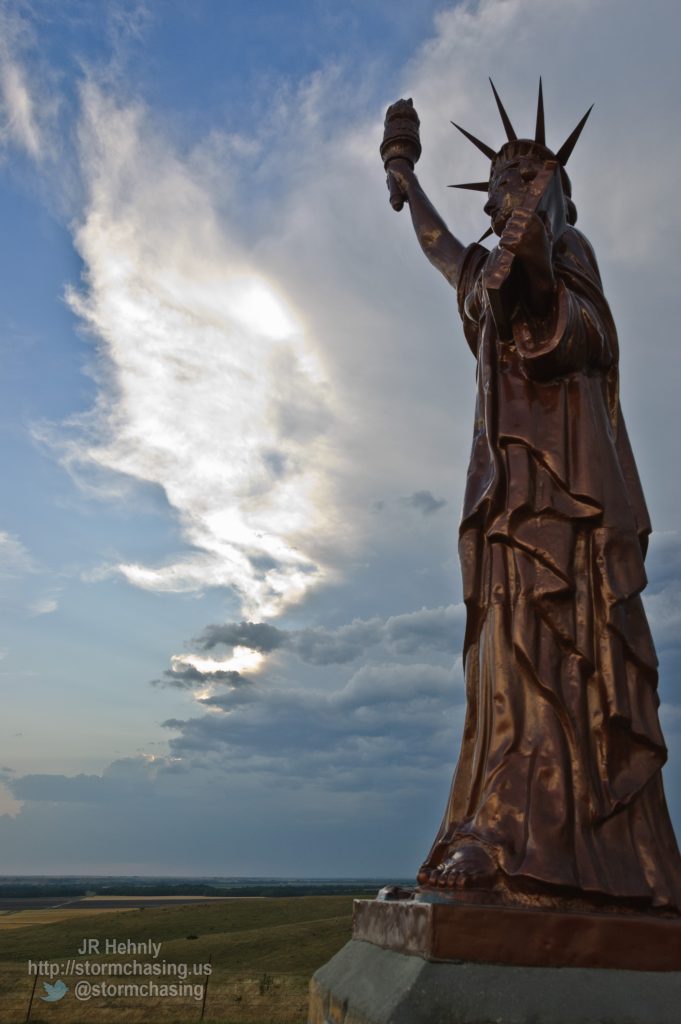 Who knew the Statue of Liberty was in rural Kansas! - 5/27/2012 8:08:38 PM - Harlan, Kansas - USA - 