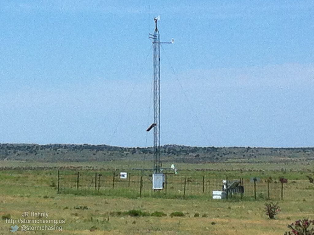 Passed my the Oklahoma Mesonet Kenton site - 6/2/2012 12:39:06 PM - Kenton, Oklahoma - 