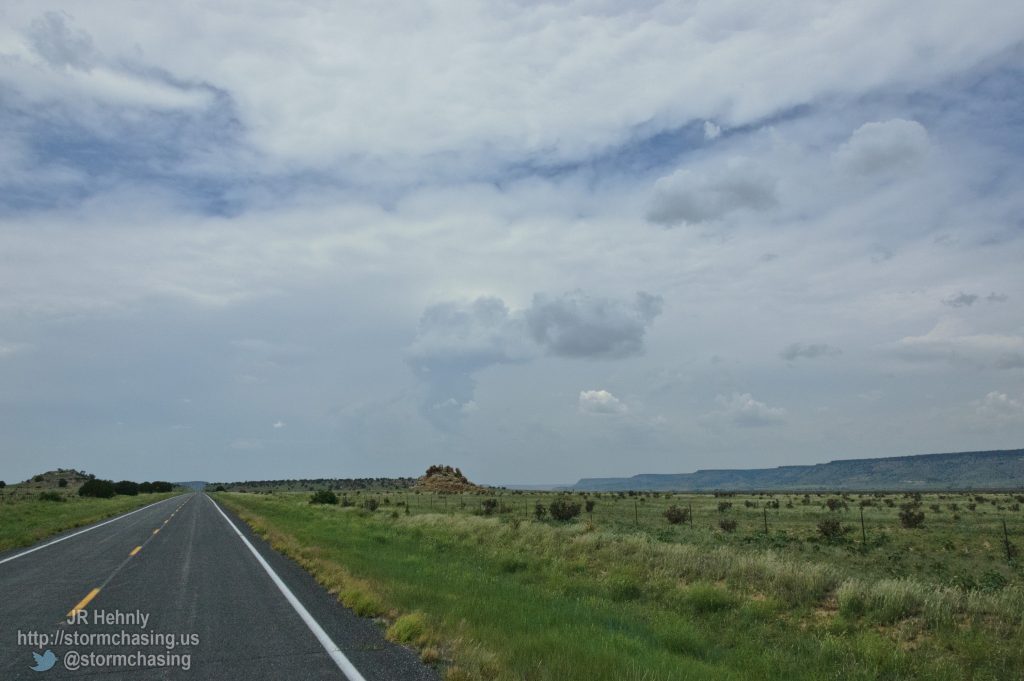 Exciting New Mexico geology, and a few storms coming my way, too - 6/2/2012 2:30:40 PM - Folsom, New Mexico - USA - 