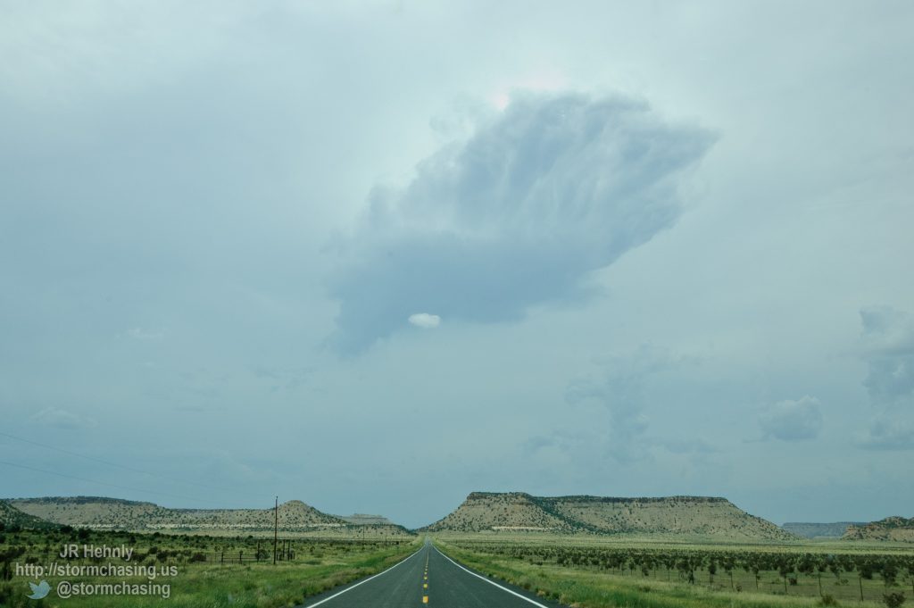 Exciting New Mexico geology, and a few storms coming my way, too - 6/2/2012 2:39:58 PM - Folsom, New Mexico - USA - 