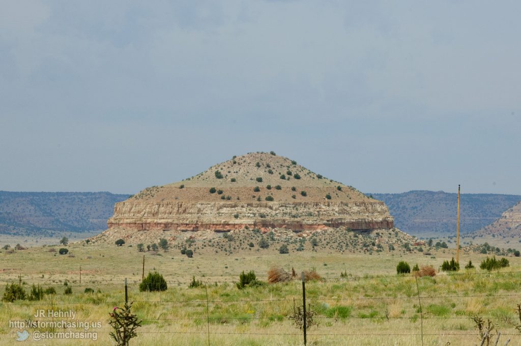 Exciting New Mexico geology, and a few storms coming my way, too - 6/2/2012 2:42:05 PM - Folsom, New Mexico - USA - 