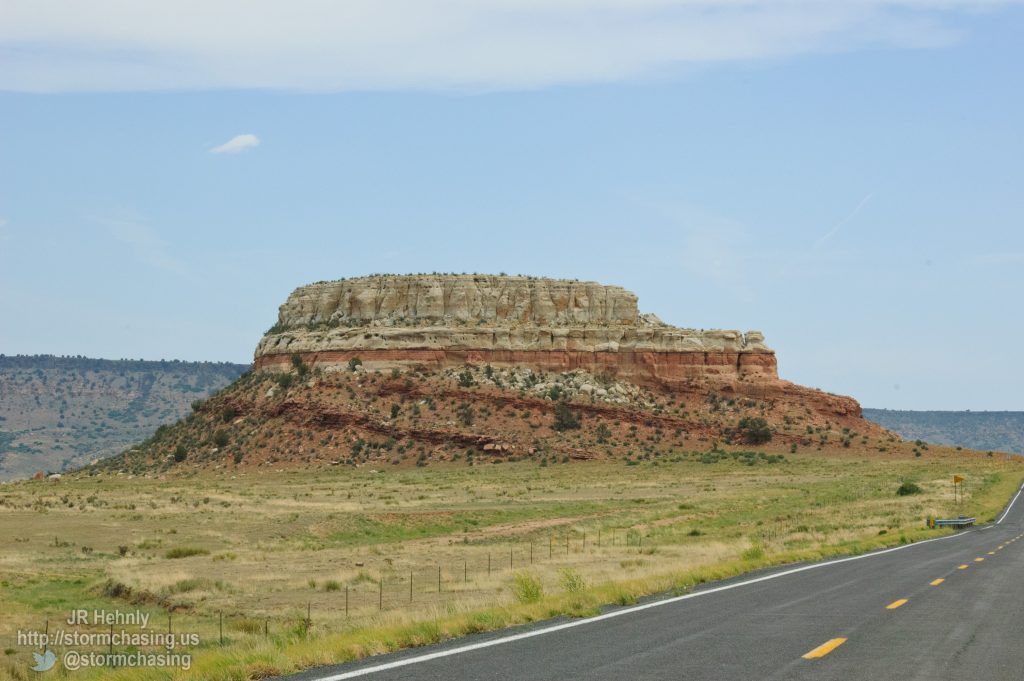 Exciting New Mexico geology, and a few storms coming my way, too - 6/2/2012 2:56:20 PM - Folsom, New Mexico - USA - 