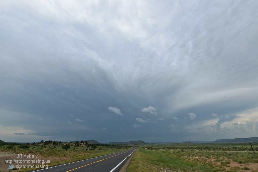 Exciting New Mexico geology, and a few storms coming my way, too - 6/2/2012 3:23:43 PM - Folsom, New Mexico - USA - 