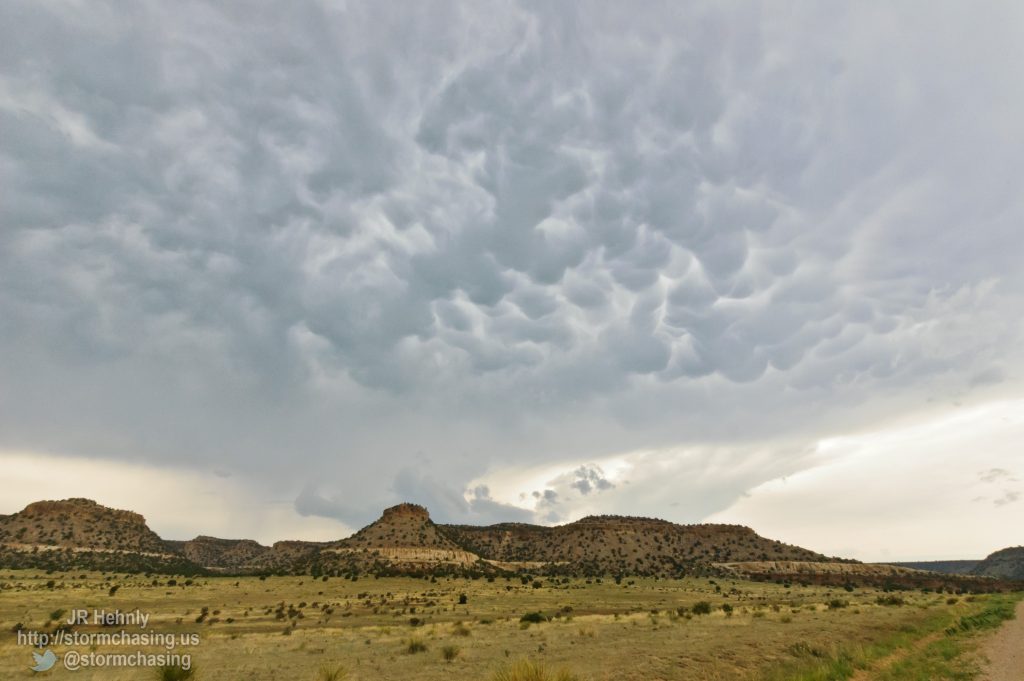 Mamatus clouds forming under the storm's anvil - 6/2/2012 3:47:20 PM - Folsom, Colorado - USA - 