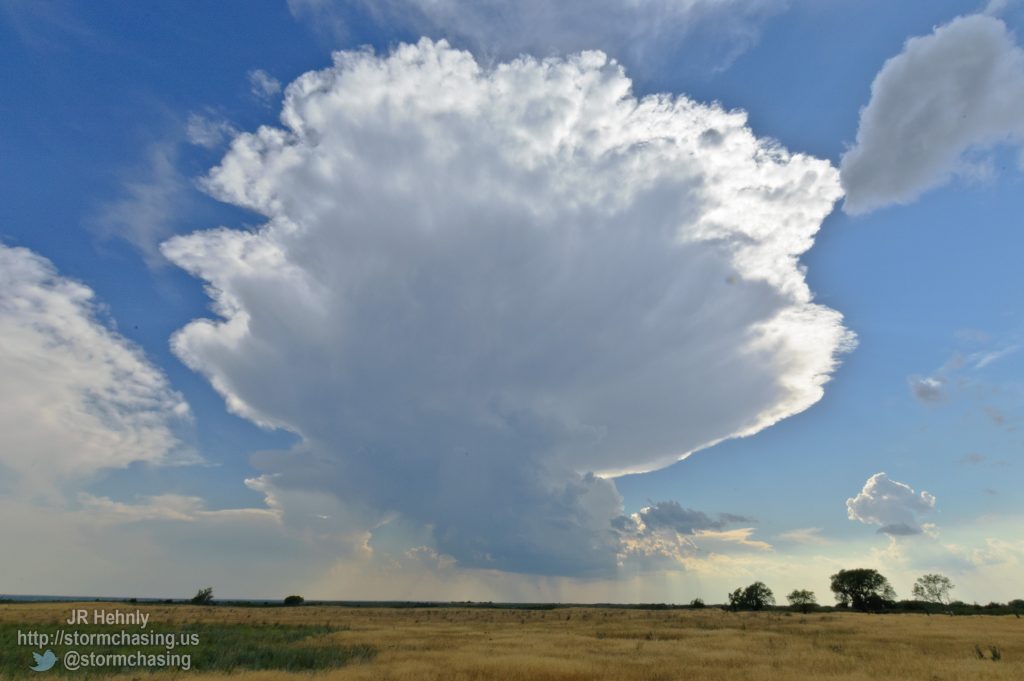 In Buffalo, Oklahoma watching storms develop to the west - 6/3/2012 5:53:04 PM - Laverne, Oklahoma - USA - 