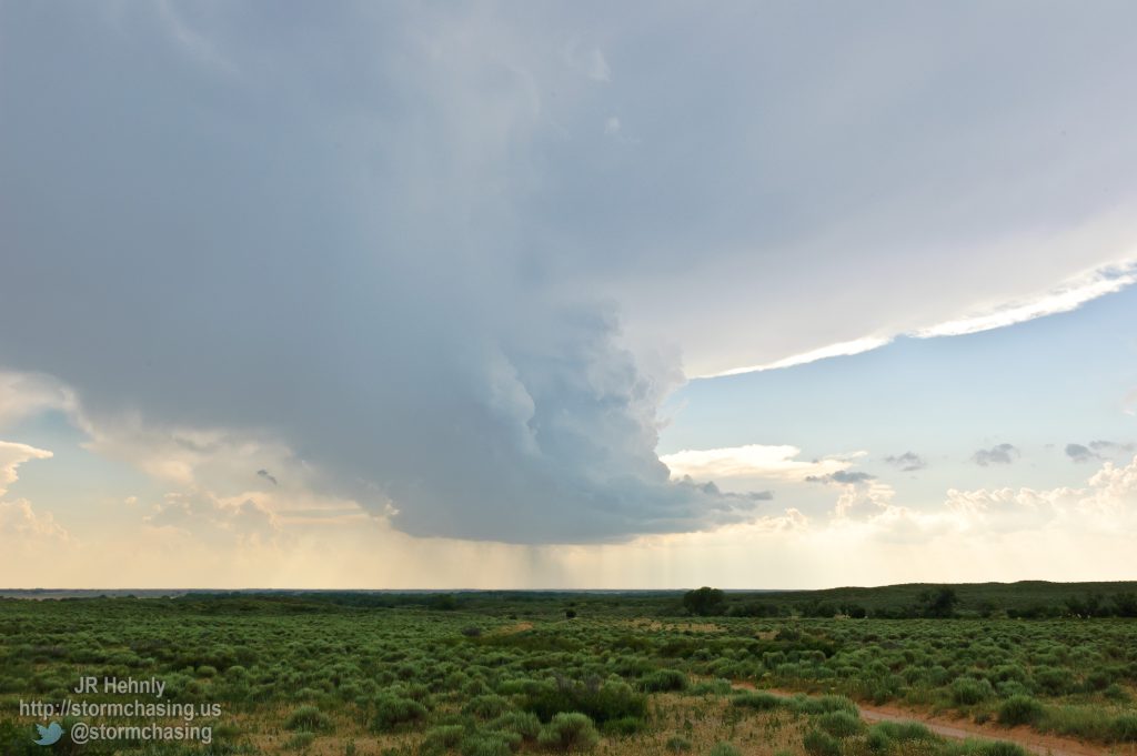 A storm finally become severe to the west - 6/3/2012 6:05:53 PM - Laverne, Oklahoma - USA - 