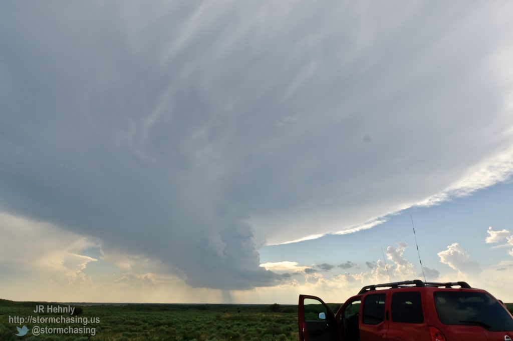 A storm finally become severe to the west - 6/3/2012 6:07:36 PM - Laverne, Oklahoma - USA - 