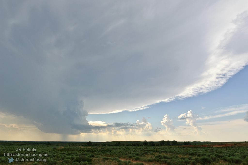 A storm finally become severe to the west - 6/3/2012 6:09:47 PM - Laverne, Oklahoma - USA - 