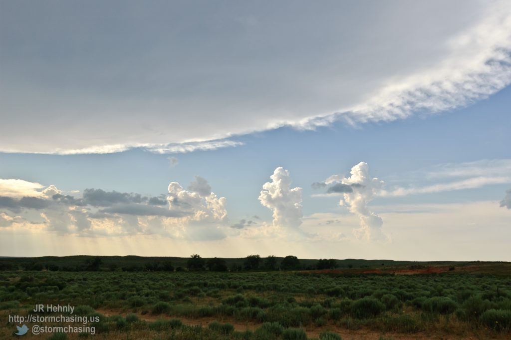 A storm finally become severe to the west - 6/3/2012 6:10:58 PM - Laverne, Oklahoma - USA - 