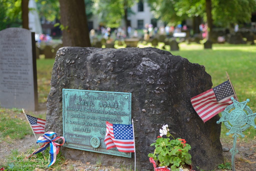 Sam Adams' grave - 8/16/2014 3:38:24 PM - Granary Burying Ground - Boston, Massachusetts - 