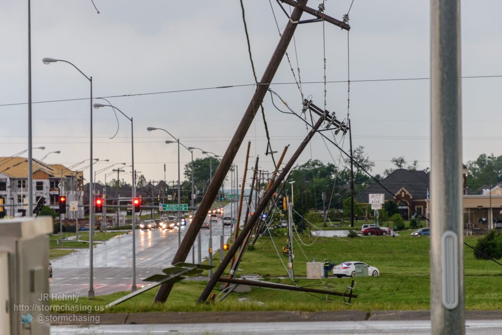 Back near the hospital seeing some of the damage that had just occurred. - 5/6/2015 6:27:34 PM - West Tecumseh Road - Norman, Oklahoma - 