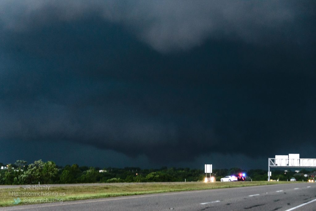 Tornado near the Tiger Safari animal sanctuary, just west of Bridge Creek. - 5/6/2015 7:53:09 PM - H. E. Bailey Turnpike Norman Spur - Blanchard, Oklahoma - 
