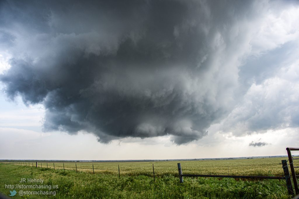 Supercell rotating as it approaches me from the southwest - 5/11/2023 5:22:26 PM - Oklahoma 5B - Walters, Oklahoma - 