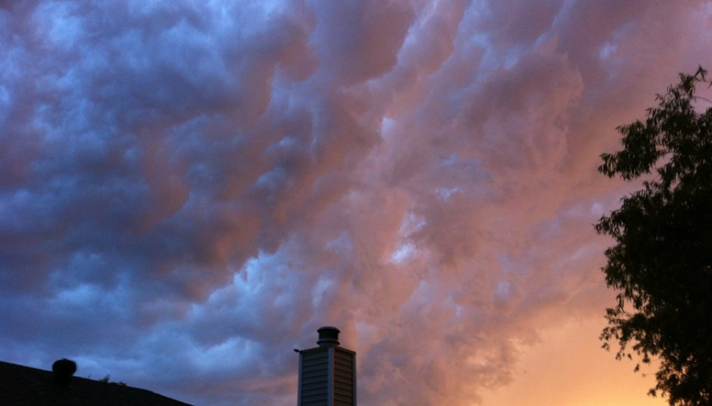 Early morning storms at home - 